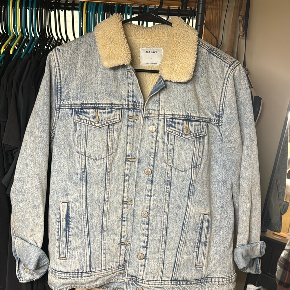 Jean jacket Sherpa lined